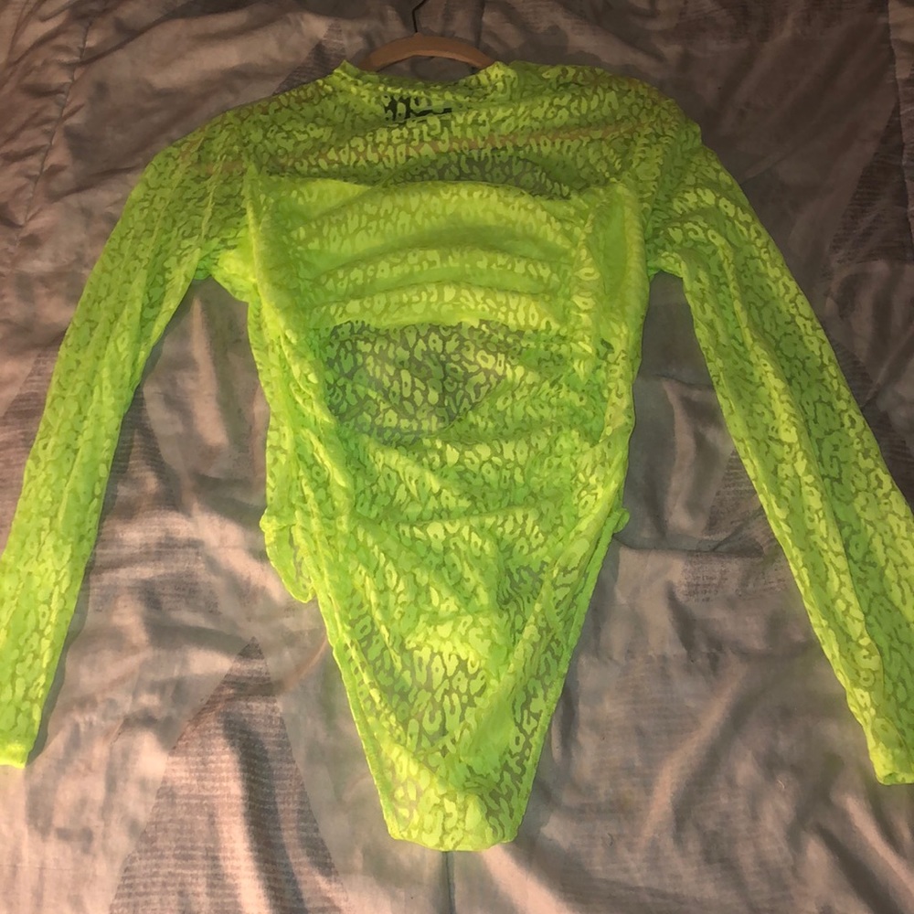 Lime bodysuit
